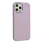 İphone 12 Pro Max Kılıf Asya Deri Silikon - Lila-2