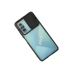 Xiaomi Poco F3 Kılıf Palm Buzlu Kamera Sürgülü Silikon - Siyah-2