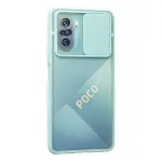 Xiaomi Poco F3 Kılıf Palm Buzlu Kamera Sürgülü Silikon - Turkuaz-3