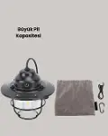 Hafif ve Taşınabilir Retro Tasarım Kamp Lambası-3