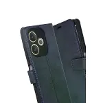 Oppo A5 Pro 4g Trend S Plus Kapaklı Kılıf - Lacivert-3