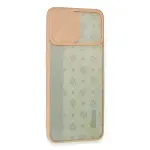 Oppo Reno 4 Lite Kılıf Palm Buzlu Kamera Sürgülü Silikon - Pembe-2