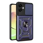 Galaxy A07 4g Pars Lens Yüzüklü Silikon - Lacivert-1