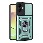 Samsung Galaxy A07 4g Pars Lens Yüzüklü Silikon - Yeşil-1