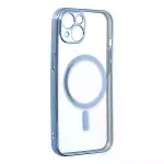 İphone 14 Plus Kılıf Magneticsafe Lazer Silikon - Sierra Blue-4