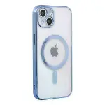İphone 14 Plus Kılıf Magneticsafe Lazer Silikon - Sierra Blue-1