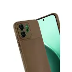 Oppo Reno 14 Auto Focus Karbon Kapak - Kahverengi-2