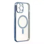 İphone 14 Pro Kılıf Magneticsafe Lazer Silikon - Sierra Blue-4