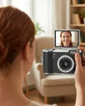 4K Video Çekim Özellikli Dijital Kamera 48 MP 8X Zoom ve 180 Derece Döner Ekranlı-1
