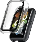 Xiaomi Mi Band 7 Pro ile Uyumlu Sert PC Kasa Koruma Mi Band 7 Pro ile Uyumlu Gard Çerçeve Şeffaf-1