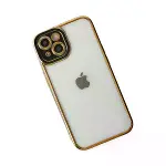 İphone 14 Plus Kılıf Liva Lens Silikon - Siyah-3