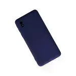 Samsung Galaxy A01 Core Kılıf Nano İçi Kadife Silikon - Lacivert-3