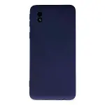 Samsung Galaxy A01 Core Kılıf Nano İçi Kadife Silikon - Lacivert-1