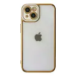 İphone 14 Plus Kılıf Liva Lens Silikon - Beyaz-2