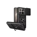 Xiaomi Mi 15t Pro Pars Lens Yüzüklü Silikon - Siyah-1