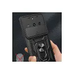Realme 11 Pro Kılıf Pars Lens Yüzüklü Silikon - Kırmızı-2