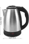 Elektrikli Paslanmaz Çelik Su Isıtcı Çelik Kettle 1.8 Lt. Uzun Ömürlü-5