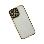 İphone 14 Pro Max Kılıf Liva Lens Silikon - Siyah-3