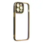 İphone 14 Pro Max Kılıf Liva Lens Silikon - Siyah-4