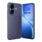 Vivo V60 Lite Auto Focus Karbon Kapak - Lacivert-1