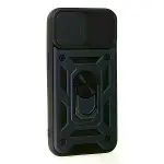 İphone 14 Kılıf Pars Lens Yüzüklü Silikon - Lacivert-2