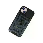 İphone 14 Kılıf Pars Lens Yüzüklü Silikon - Lacivert-3