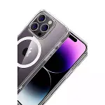 İphone 16 Pro Max Combo Sert Şeffaf Magsafe Kapak - Şeffaf-2