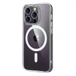 İphone 16 Pro Max Combo Sert Şeffaf Magsafe Kapak - Şeffaf-3