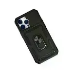 İphone 14 Pro Kılıf Pars Lens Yüzüklü Silikon - Siyah-3
