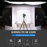 24in x 24in / 60 cm x 60 cm x 60 cm Fotoğraf Stüdyosu Kayıt Çadırı Işık Küpü Difüzör-8