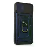 İphone 11 Pro Kılıf Pars Lens Yüzüklü Silikon - Lacivert-2