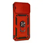 İphone 14 Pro Max Kılıf Pars Lens Yüzüklü Silikon - Kırmızı-2