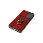 Samsung Galaxy M14 5g Kılıf Pars Lens Yüzüklü Silikon - Kırmızı-5