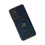 Samsung Galaxy M14 5g Kılıf Pars Lens Yüzüklü Silikon - Lacivert-4