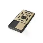 Samsung Galaxy M14 5g Kılıf Pars Lens Yüzüklü Silikon - Gold-6