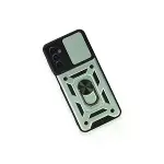 Samsung Galaxy M14 5g Kılıf Pars Lens Yüzüklü Silikon - Yeşil-4