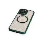 İphone 13 Pro Max Kılıf Prag Magneticsafe Kapak - Koyu Yeşil-4