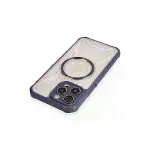 İphone 13 Pro Max Kılıf Prag Magneticsafe Kapak - Derin Mor-3