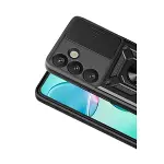 Samsung Galaxy S26 Plus Pars Lens Yüzüklü Silikon - Siyah-2
