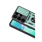 Samsung Galaxy S26 Ultra Pars Lens Yüzüklü Silikon - Yeşil-2