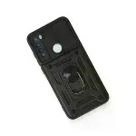 Xiaomi Redmi Note 8 Kılıf Pars Lens Yüzüklü Silikon - Siyah-3