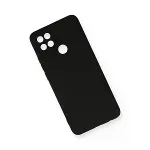Oppo A15 Kılıf Nano İçi Kadife Silikon - Siyah-3