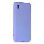 Samsung Galaxy A01 Core Kılıf First Silikon - Lila-2