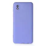 Samsung Galaxy A01 Core Kılıf First Silikon - Lila-1