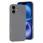 İphone 16 Plus Kılıf First Silikon - Gri-1