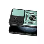 Galaxy A37 5g Pars Lens Yüzüklü Silikon - Yeşil-2