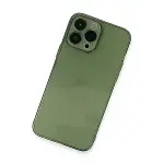 İphone 13 Pro Kılıf Fly Lens Silikon - Yeşil-3
