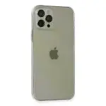 İphone 12 Pro Max Kılıf Fly Lens Silikon - Şeffaf-2