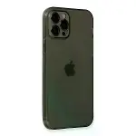 İphone 12 Pro Max Kılıf Fly Lens Silikon - Siyah-2