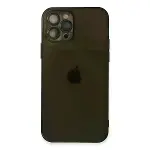 İphone 12 Pro Max Kılıf Fly Lens Silikon - Siyah-1